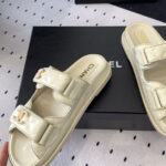 Chanel Women's Mules G45507 Cream