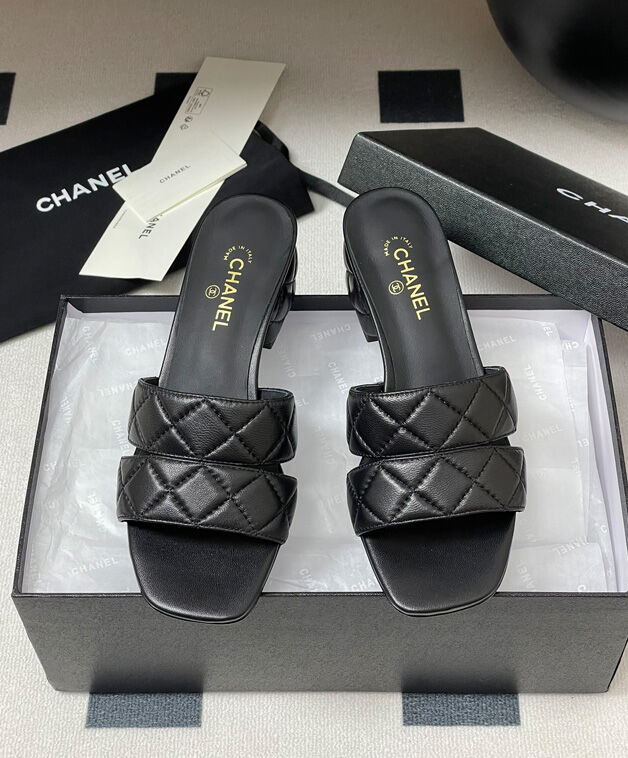 Chanel Women's Mules G46480 Black