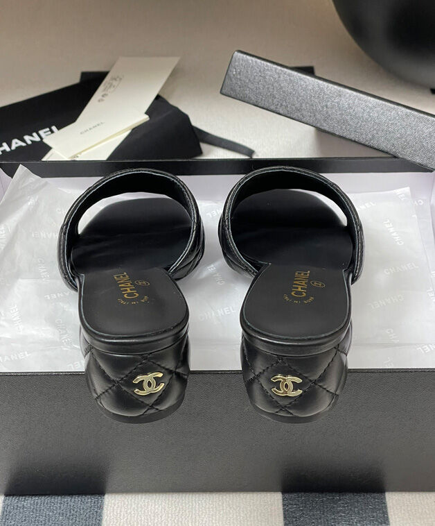 Chanel Women's Mules G46480 Black