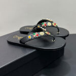 Chanel Women's Thongs G46304 Black