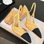Chanel Women's Slingbacks G45509 Khaki