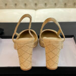 Chanel Women's Slingbacks G45509 Khaki