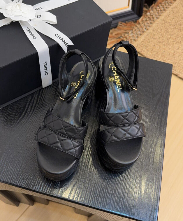 Chanel Women's Sandals G46427 Black