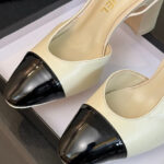 Chanel Women's Slingbacks G45509 Cream