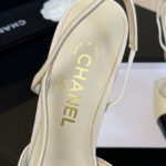 Chanel Women's Slingbacks G45509 Cream