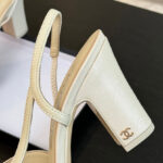 Chanel Women's Slingbacks G45509 Cream