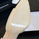 Chanel Women's Slingbacks G45509 Cream