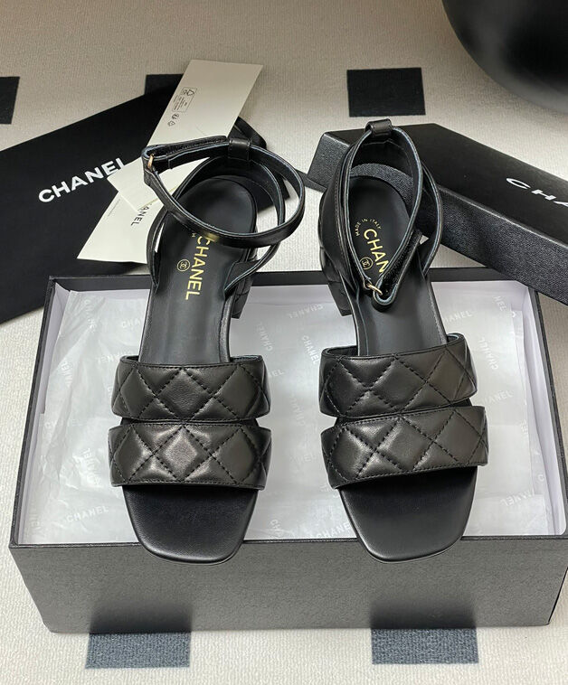 Chanel Women's Sandals G46429 Black