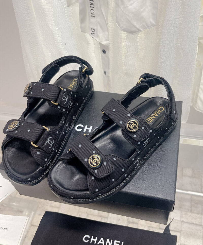 Chanel Women's Sandals G35927 Black