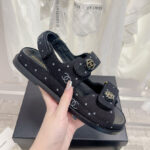 Chanel Women's Sandals G35927 Black