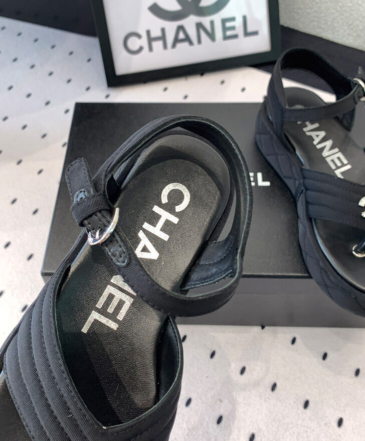 Chanel Women's Sandals G46108 Black