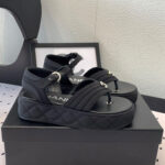 Chanel Women's Sandals G46108 Black