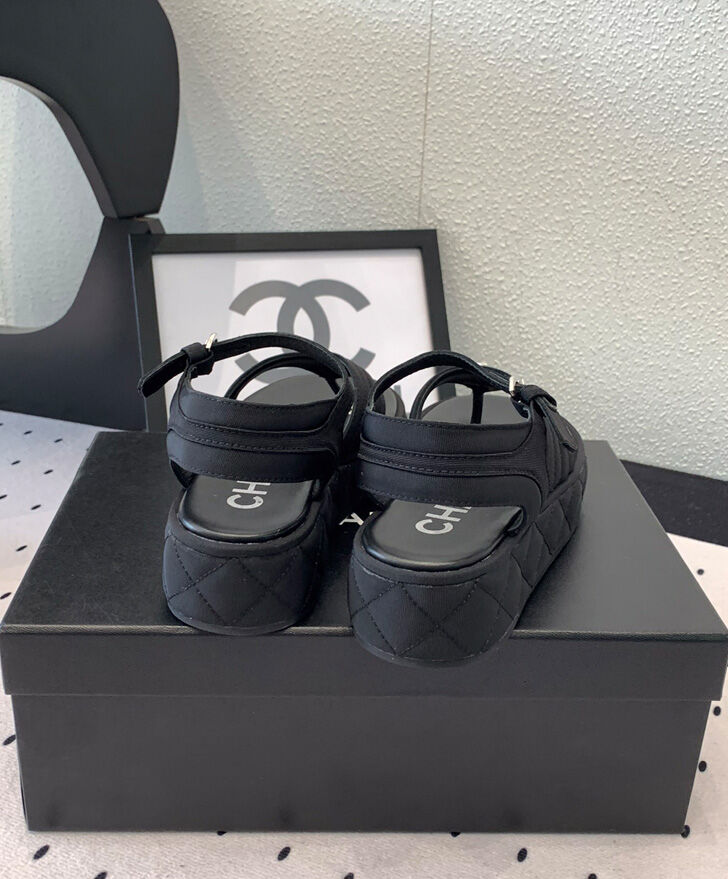 Chanel Women's Sandals G46108 Black