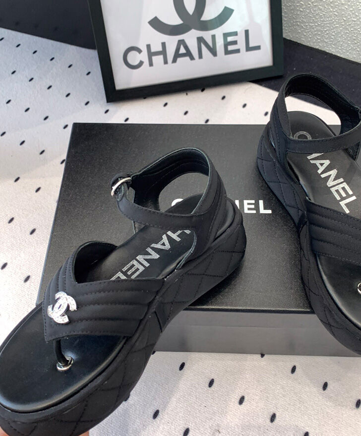 Chanel Women's Sandals G46108 Black
