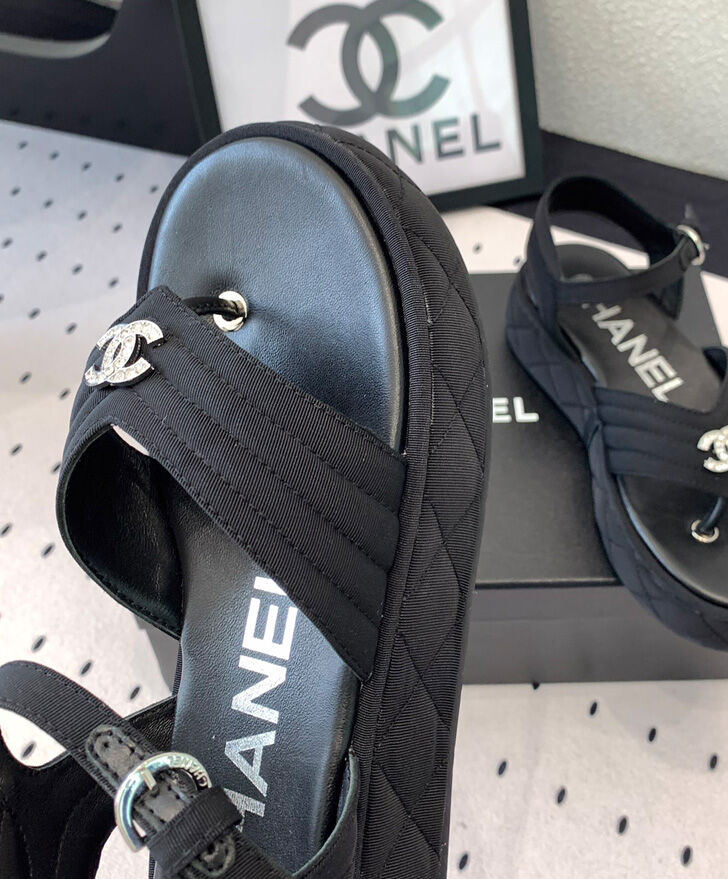 Chanel Women's Sandals G46108 Black