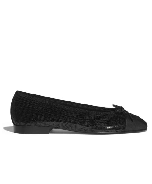 Chanel Women's Ballet Flats G02819 Black