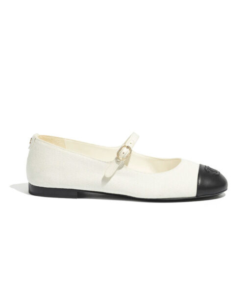 Chanel Women's Mary Janes G46379 White