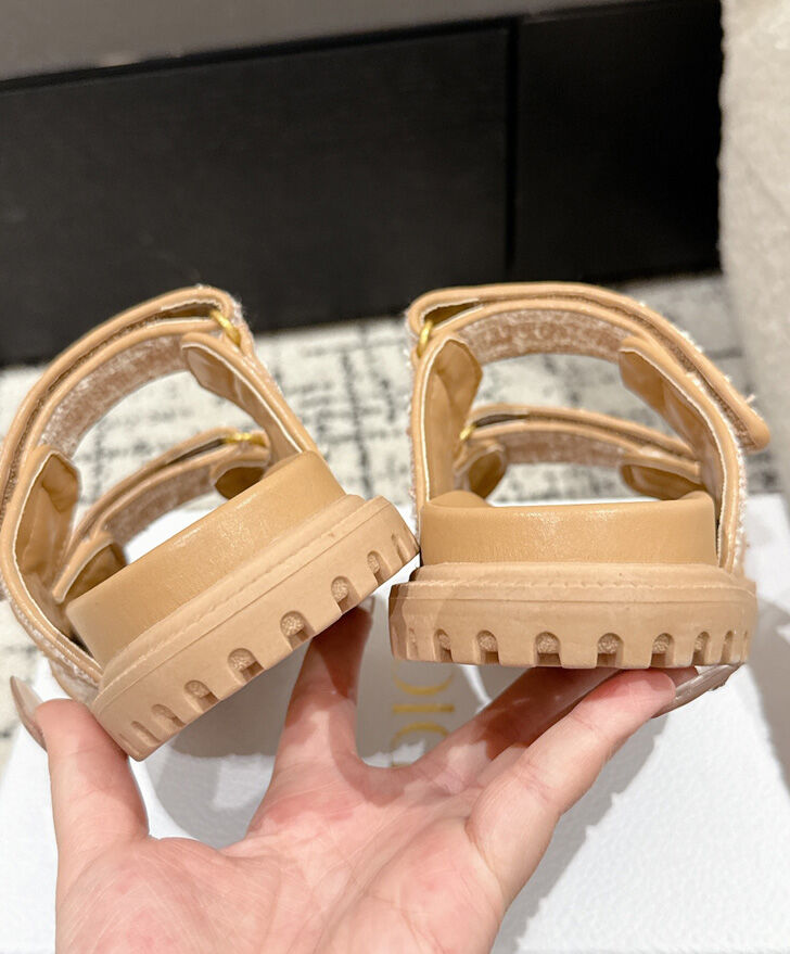 Christian Dior Women's Dioract Slide Apricot