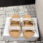Christian Dior Women's Dioract Slide Apricot