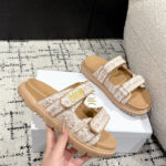 Christian Dior Women's Dioract Slide Apricot
