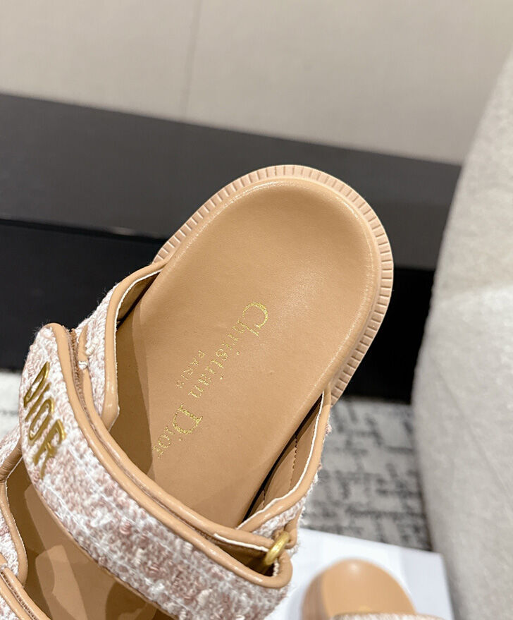 Christian Dior Women's Dioract Slide Apricot