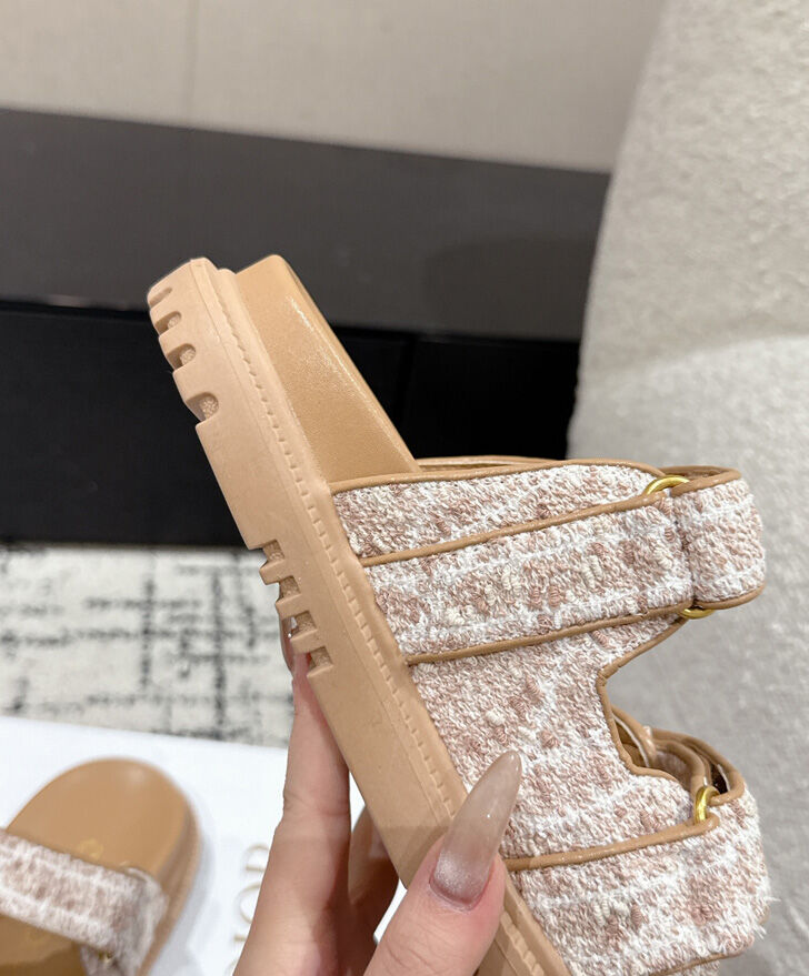 Christian Dior Women's Dioract Slide Apricot