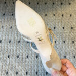 Christian Dior Women's Capture Heeled Mule Cream