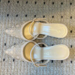 Christian Dior Women's Capture Heeled Mule Cream