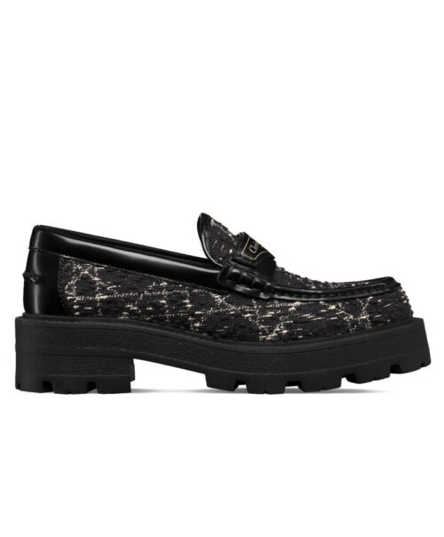 Christian Dior Women's Boy Platform Loafer Black
