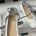 Christian Dior Women's D-Journey Lace-Up Ballet Flat