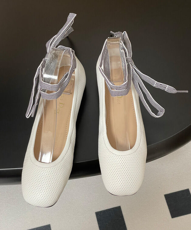Christian Dior Women's D-Journey Lace-Up Ballet Flat