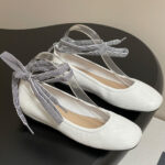 Christian Dior Women's D-Journey Lace-Up Ballet Flat