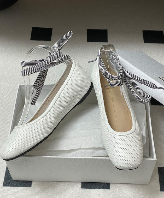 Christian Dior Women's D-Journey Lace-Up Ballet Flat