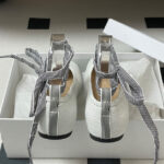 Christian Dior Women's D-Journey Lace-Up Ballet Flat