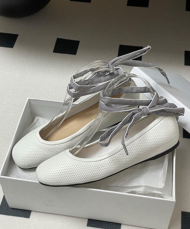 Christian Dior Women's D-Journey Lace-Up Ballet Flat