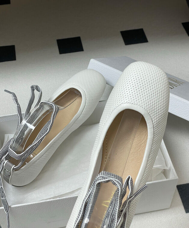 Christian Dior Women's D-Journey Lace-Up Ballet Flat