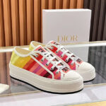 Christian Dior Women's Miss Dior Walk'n'Dior Platform Sneaker Red