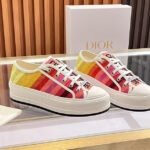 Christian Dior Women's Miss Dior Walk'n'Dior Platform Sneaker Red