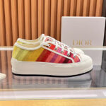 Christian Dior Women's Miss Dior Walk'n'Dior Platform Sneaker Red
