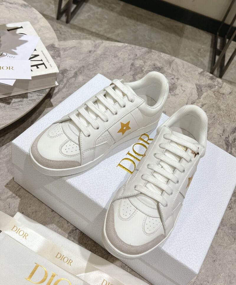 Christian Dior Women's Star Sneaker White