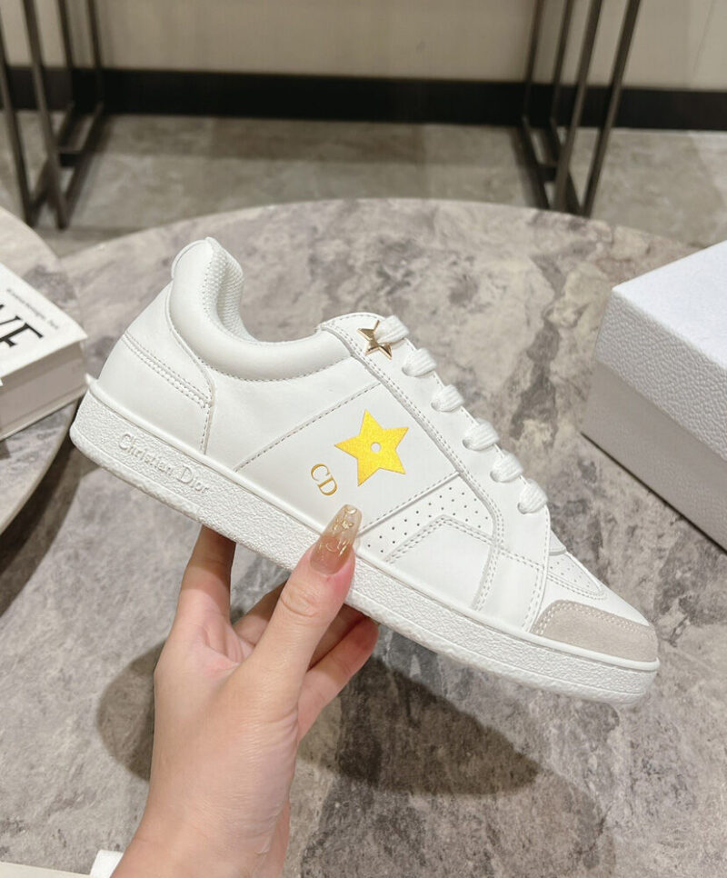Christian Dior Women's Star Sneaker White