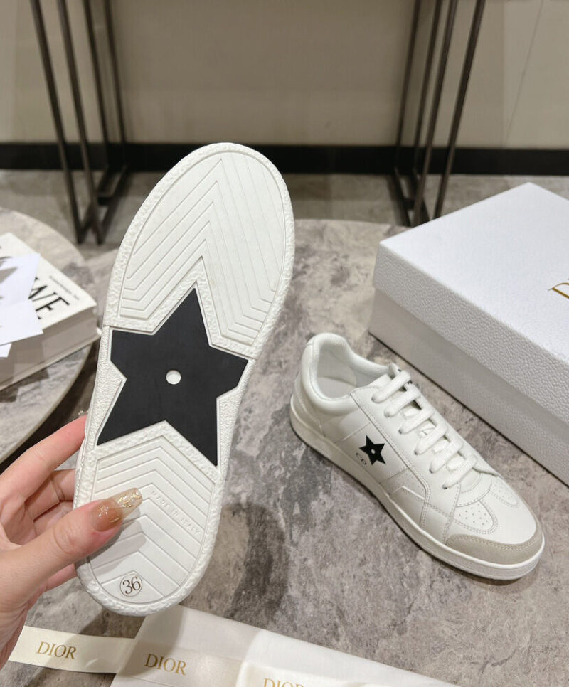 Christian Dior Women's Star Sneaker White