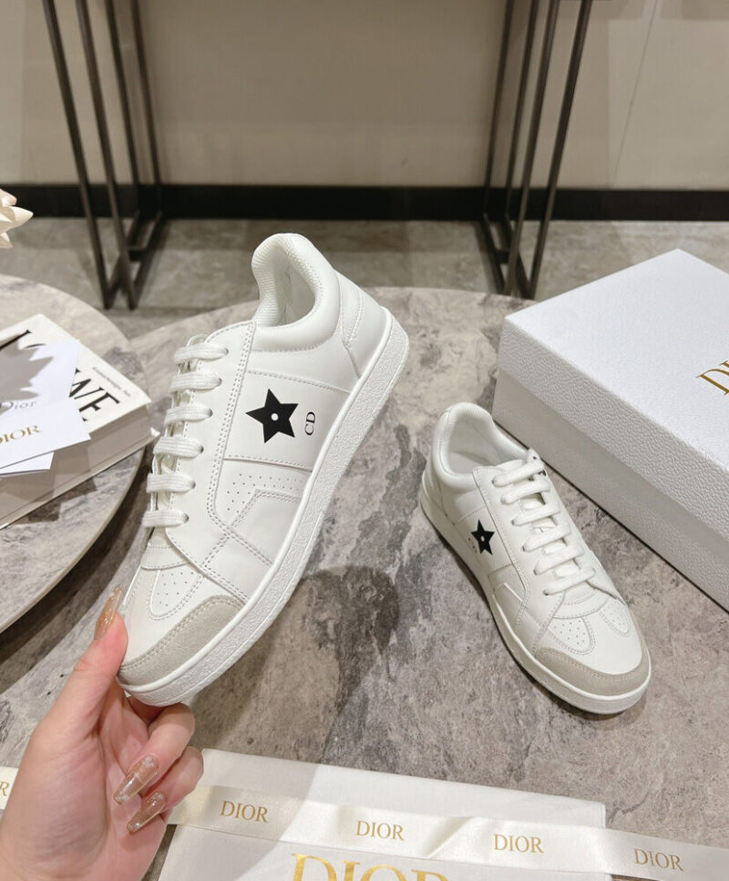 Christian Dior Women's Star Sneaker White