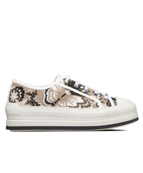 Christian Dior Women's Walk'n'Dior Platform Sneaker Cream