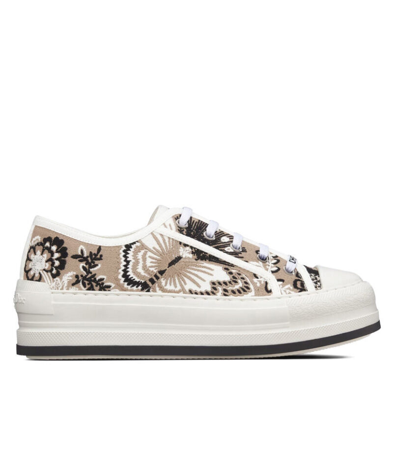 Christian Dior Women's Walk'n'Dior Platform Sneaker Cream