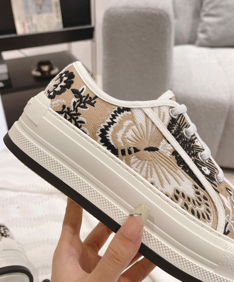 Christian Dior Women's Walk'n'Dior Platform Sneaker Cream