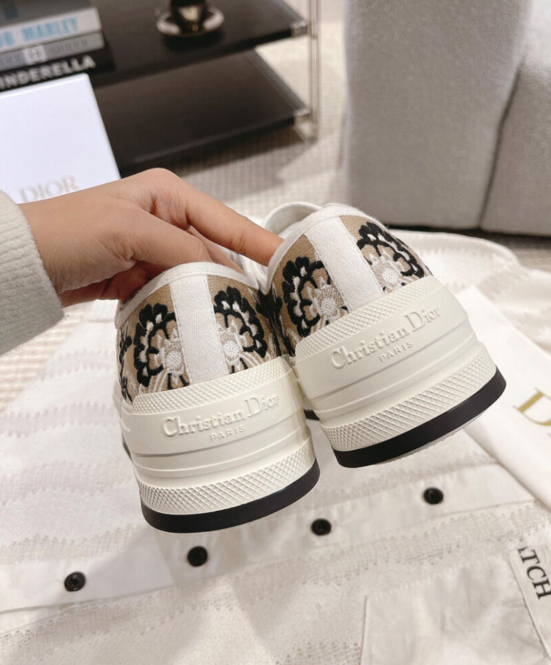 Christian Dior Women's Walk'n'Dior Platform Sneaker Cream