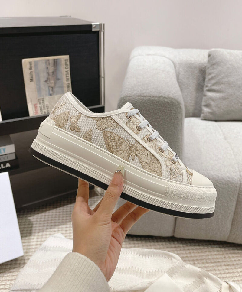 Christian Dior Women's Walk'n'Dior Platform Sneaker Golden