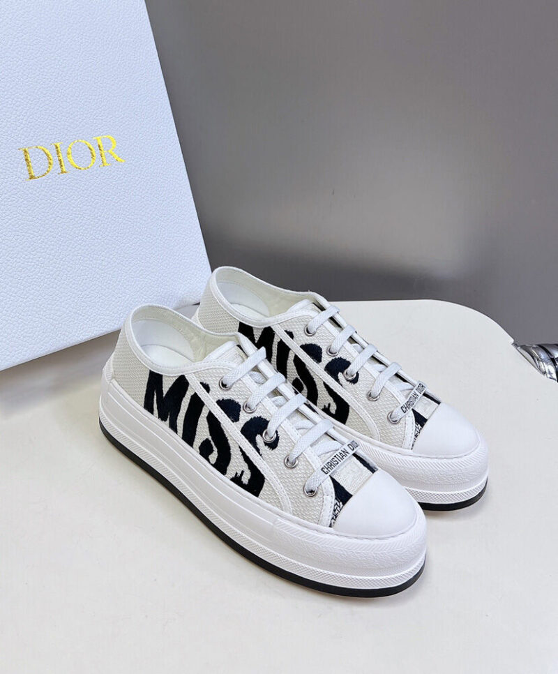 Christian Dior Women's Walk'n'Dior Platform Sneaker White