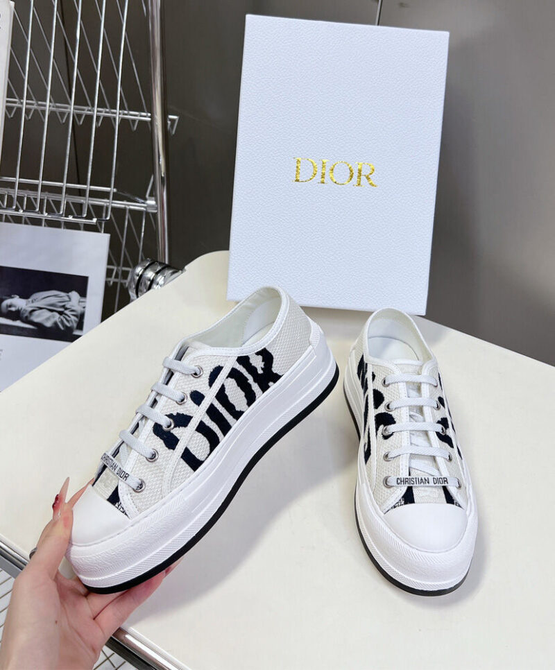 Christian Dior Women's Walk'n'Dior Platform Sneaker White
